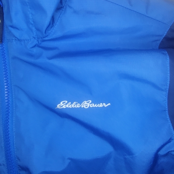 Eddie Bauer windbreaker blue size M (10-12) in kids - Picture 2 of 7